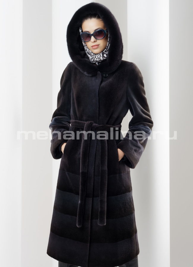 Шуба из нутрии модель № S-463 универмаг малина