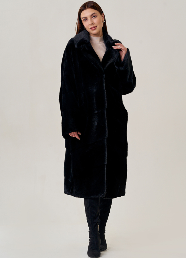 фото Шуба из скандинавской норки модель № 2203