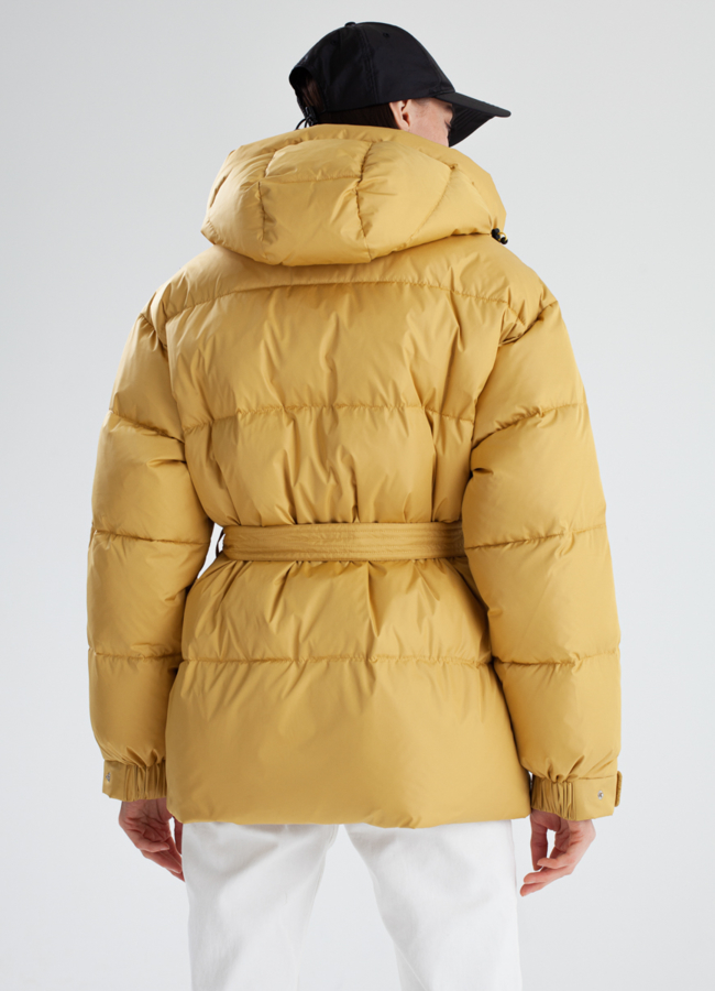 Женский пуховик свободного кроя  модель № 23342 универмаг малина Женский пуховик свободного кроя  модель № 23342 универмаг малина