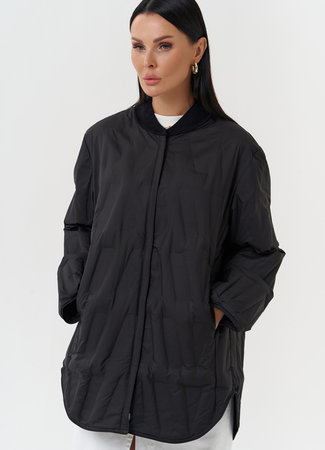 Стеганая куртка на утеплителе модель № 28821 в кредит