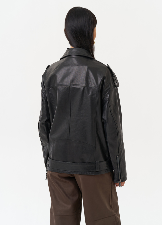 Куртка косуха из натуральной кожи модель № 30161 в кредит