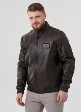 Мужская куртка из натуральной кожи 