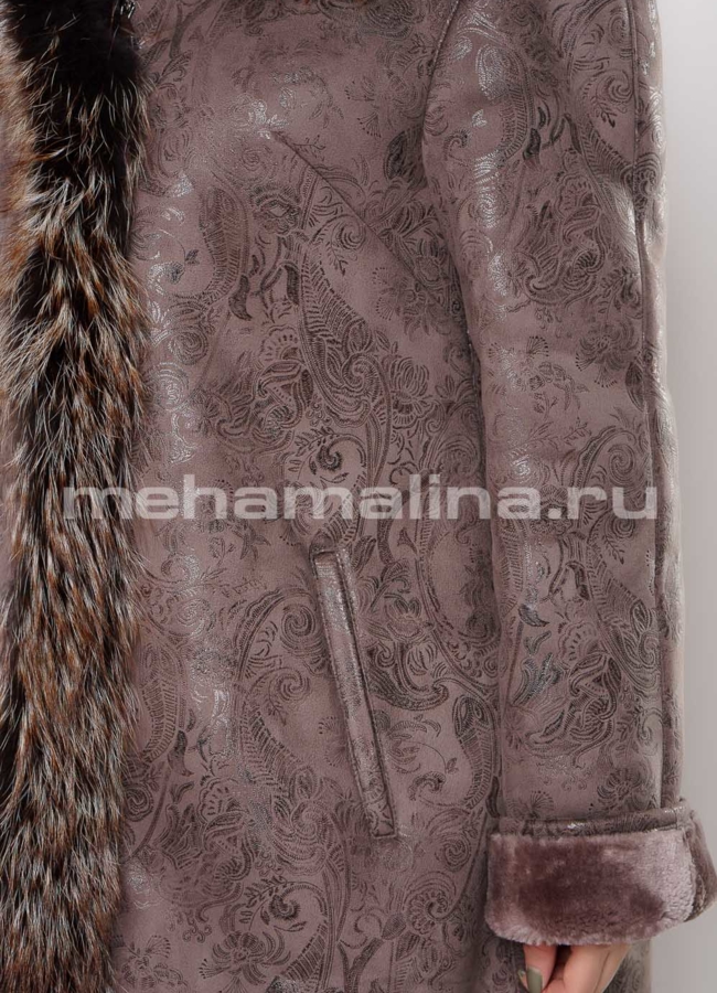 Дубленка эко модель № 766 универмаг малина