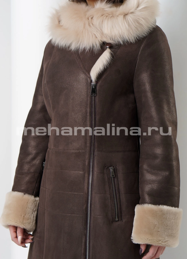 Дубленка  модель № D-189 универмаг малина