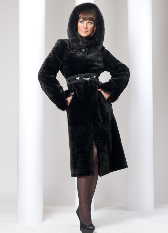 Шуба мутон.  модель № S-12  в кредит