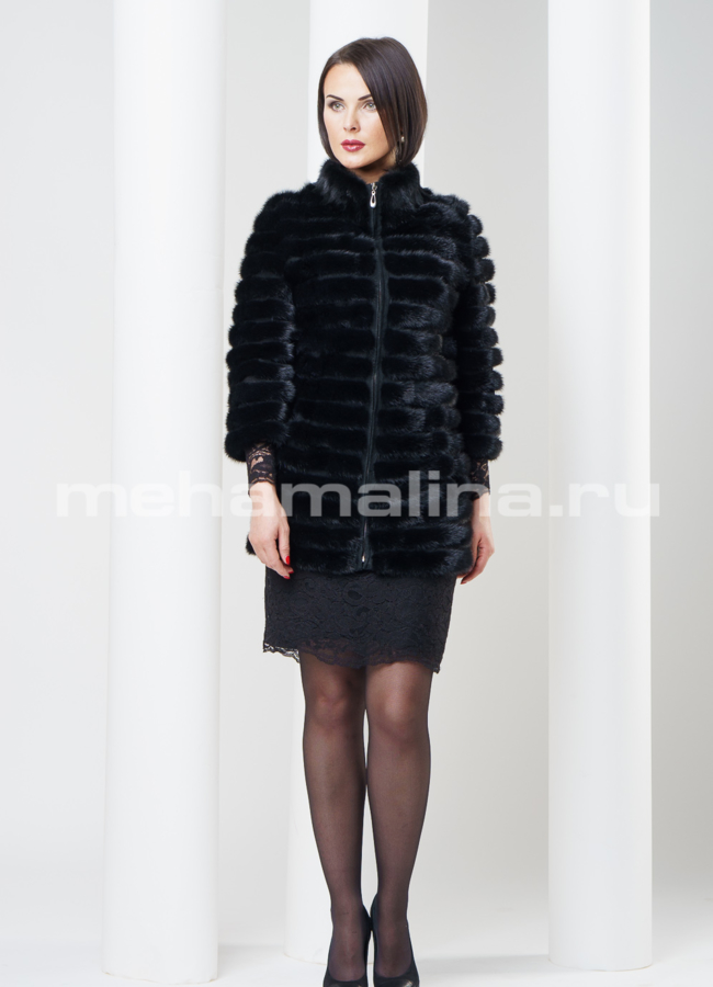 Жакет из норки, большие размеры модель № M-89 в рассрочку