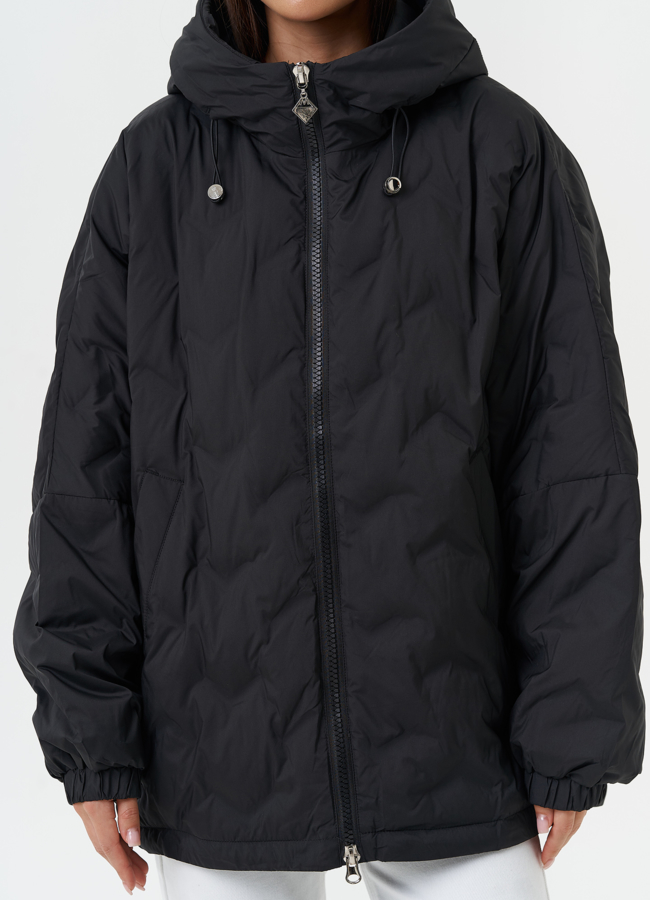 Женская куртка с капюшоном модель № 27871 универмаг малина