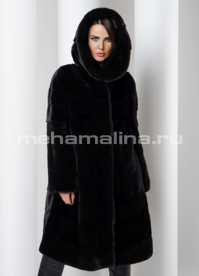 фото Шуба из скандинавской норки модель № S-517