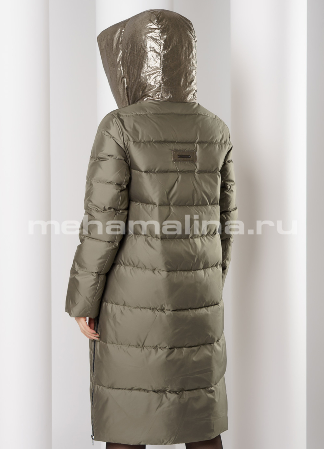 Женский пуховик модель № П-300 универмаг малина