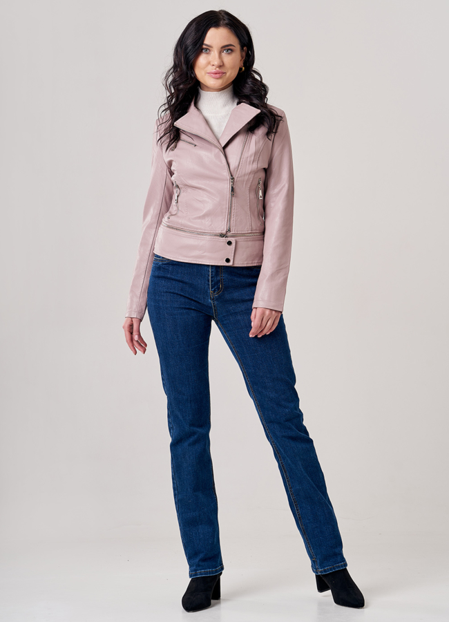 фото Куртка - трансформер из искусственной кожи модель № 20649