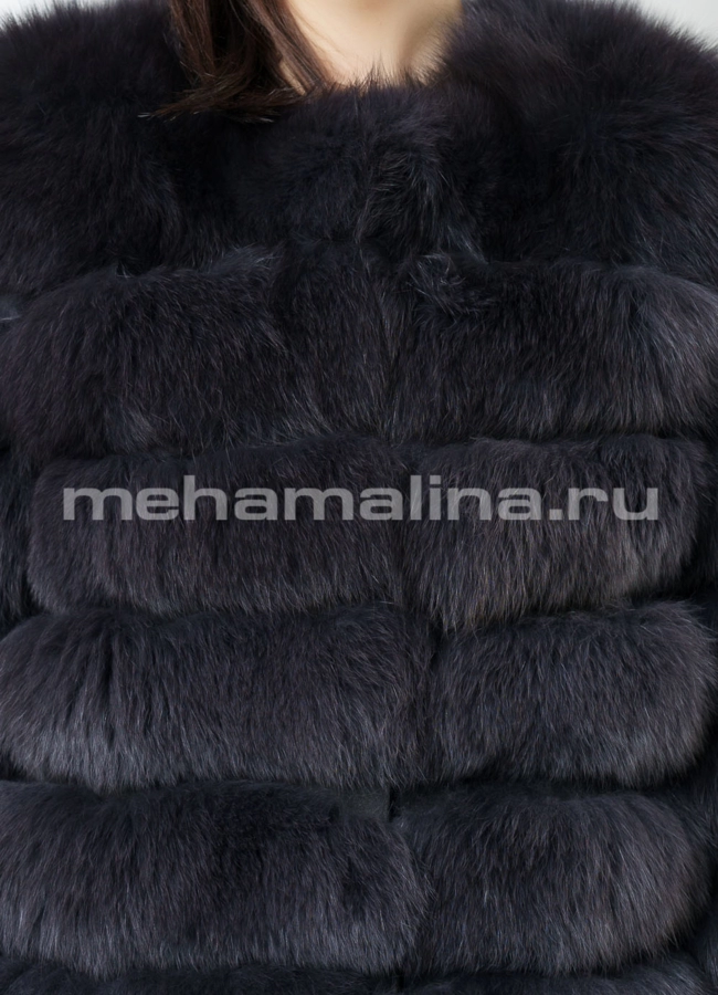Жакет из песца модель № M-140 универмаг малина
