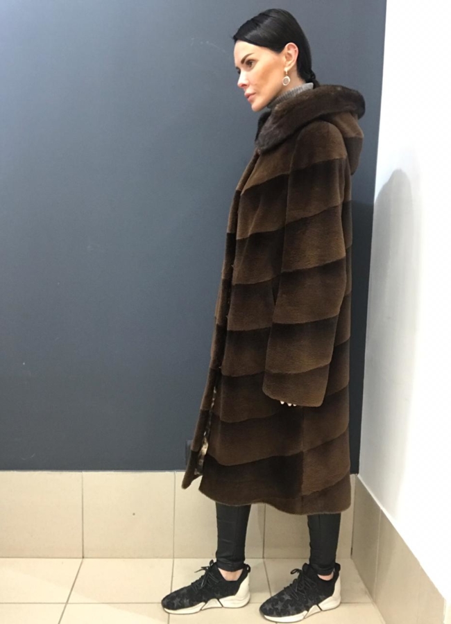 фото Шуба из нутрии модель № Селена