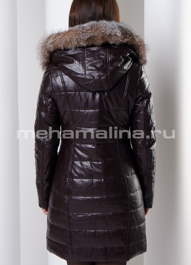 Пуховик с капюшоном модель № 8779 в кредит
