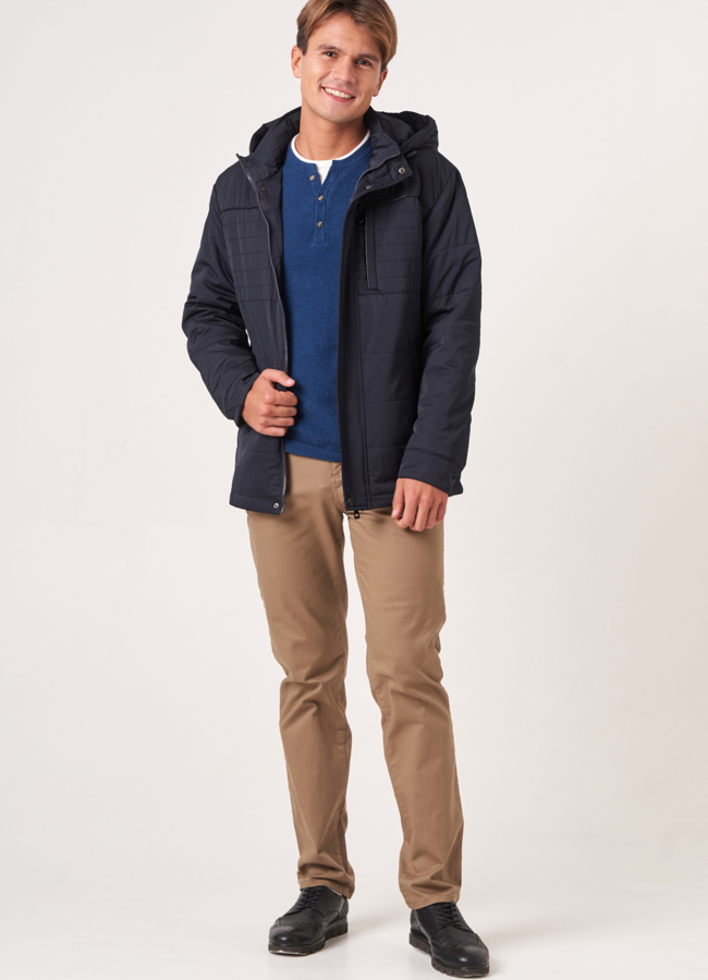 Куртка с капюшоном на молнии модель № 213 в рассрочку