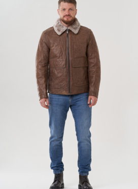 Куртка мужская из натуральной кожи 
