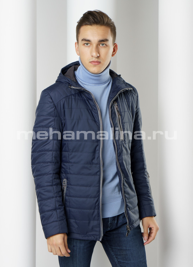 Утепленная куртка AutoJack модель № K-207 меха малина