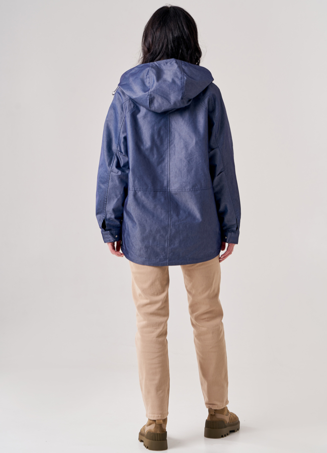 Ветровка женская синего цвета модель № T4F W9638 в рассрочку