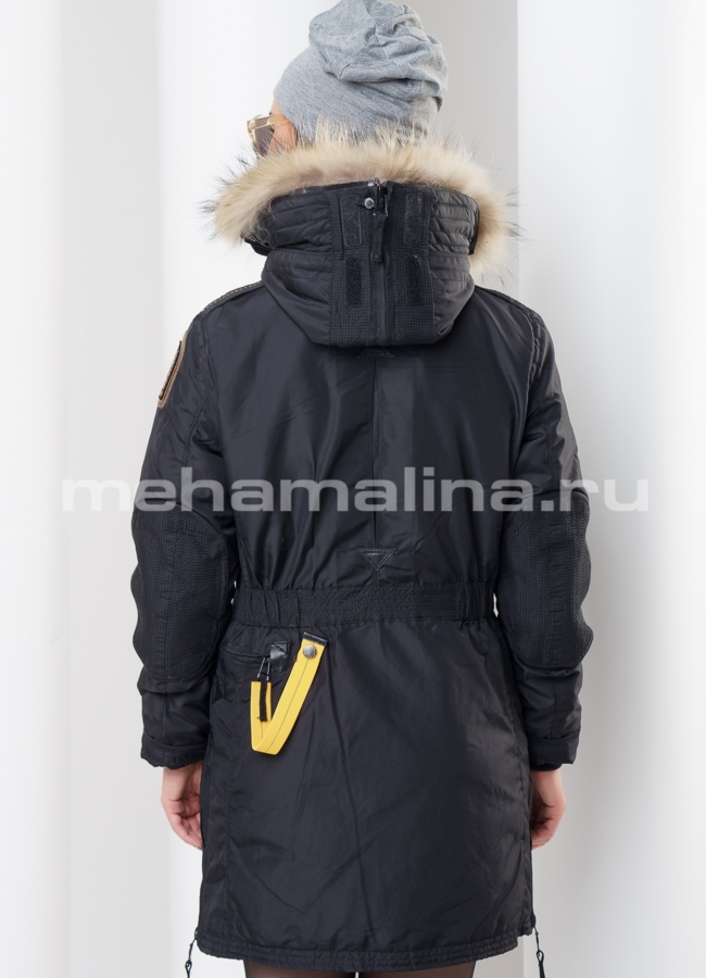 Пуховик с капюшоном модель № П-60 в кредит