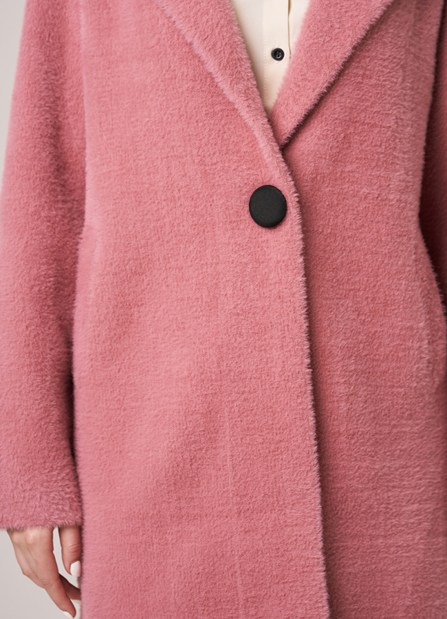 Пальто из микроворса модель № 20818 в рассрочку