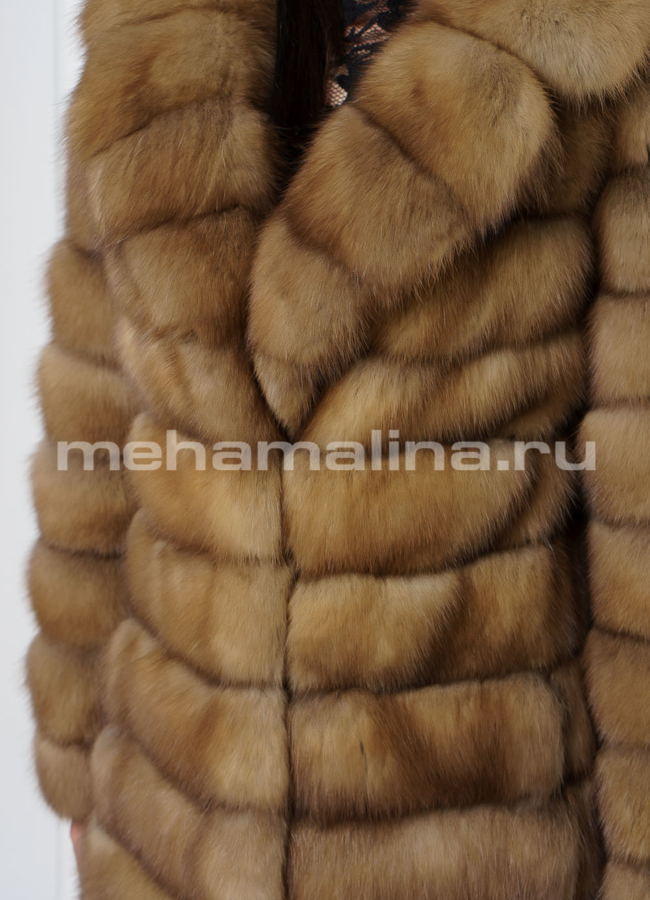 Шуба из куницы модель № S-721 универмаг малина