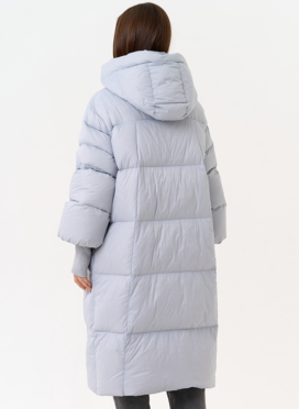 Женский пуховик с капюшоном