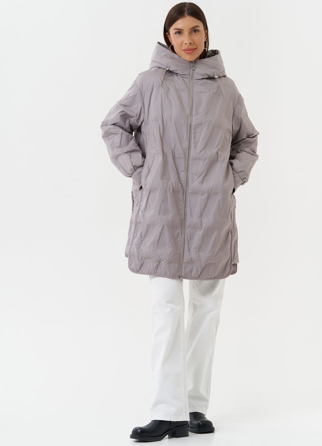 Женское стеганое пальто модель № 27881 в кредит