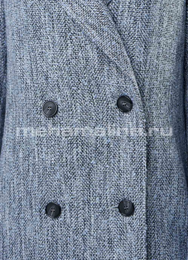 Двубортное пальто модель № BP-158 универмаг малина