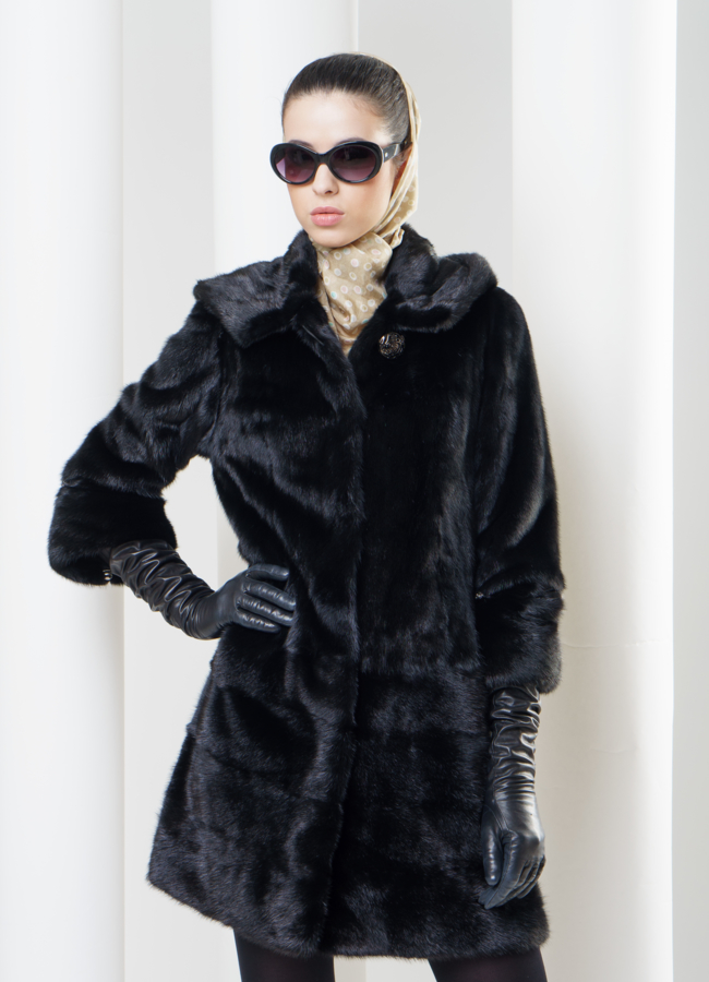 Норковая шуба модель № S-439 в кредит