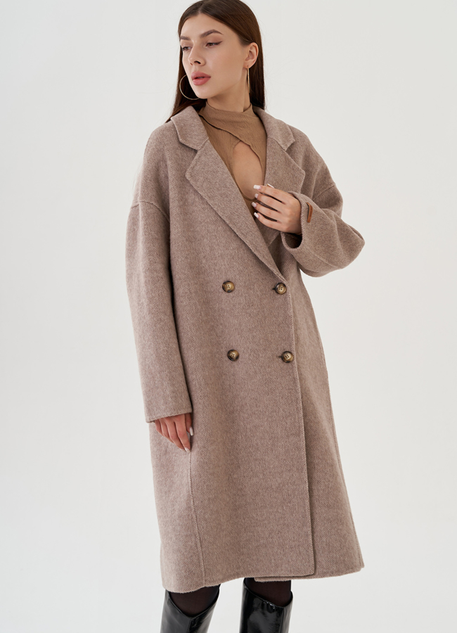 фото Удлиненное женское пальто  модель № 81431