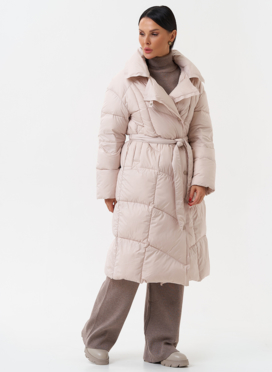 Женский пуховик с капюшоном 