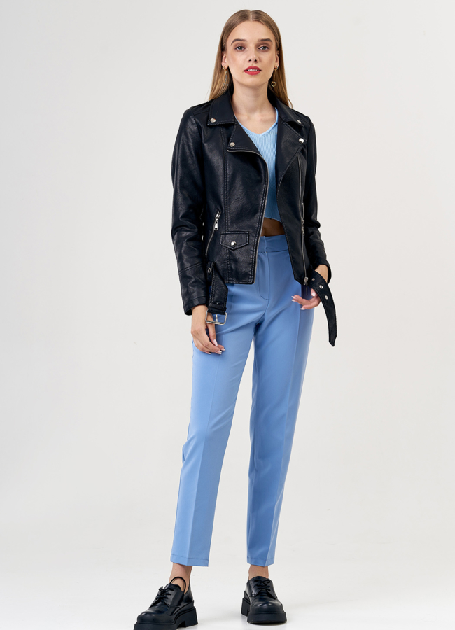 Женская черная косуха модель № 21200 универмаг малина