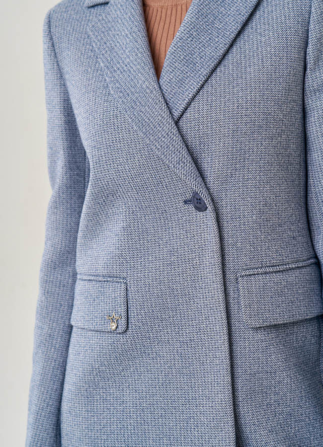 Женское пальто средней длины модель № 22950 в кредит