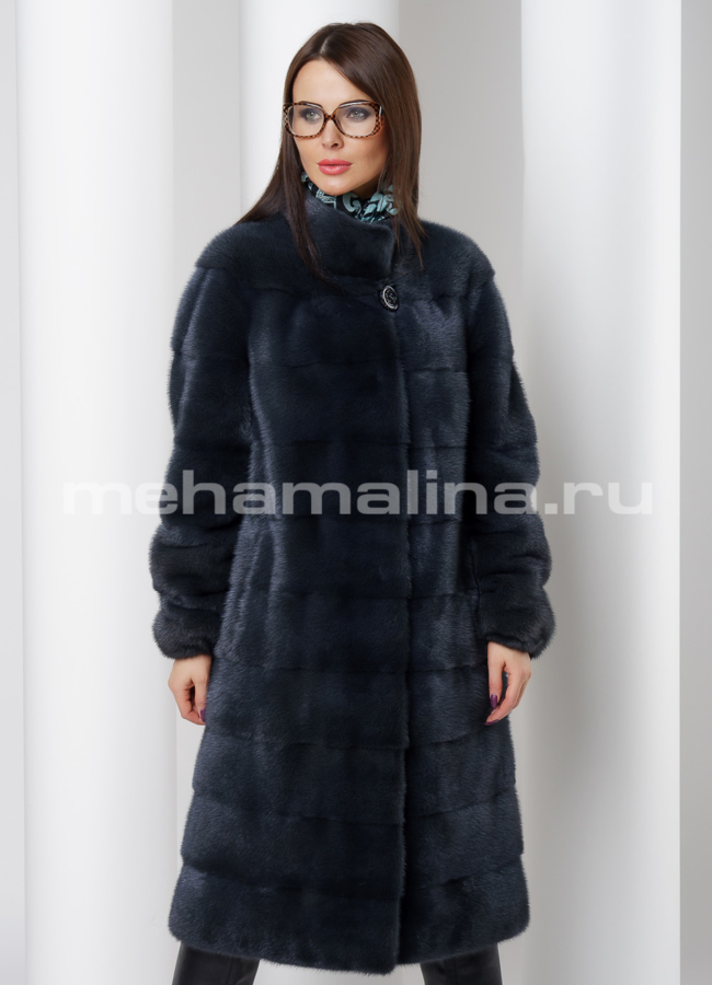 Шуба из скандинавской норки модель № S-513 универмаг малина