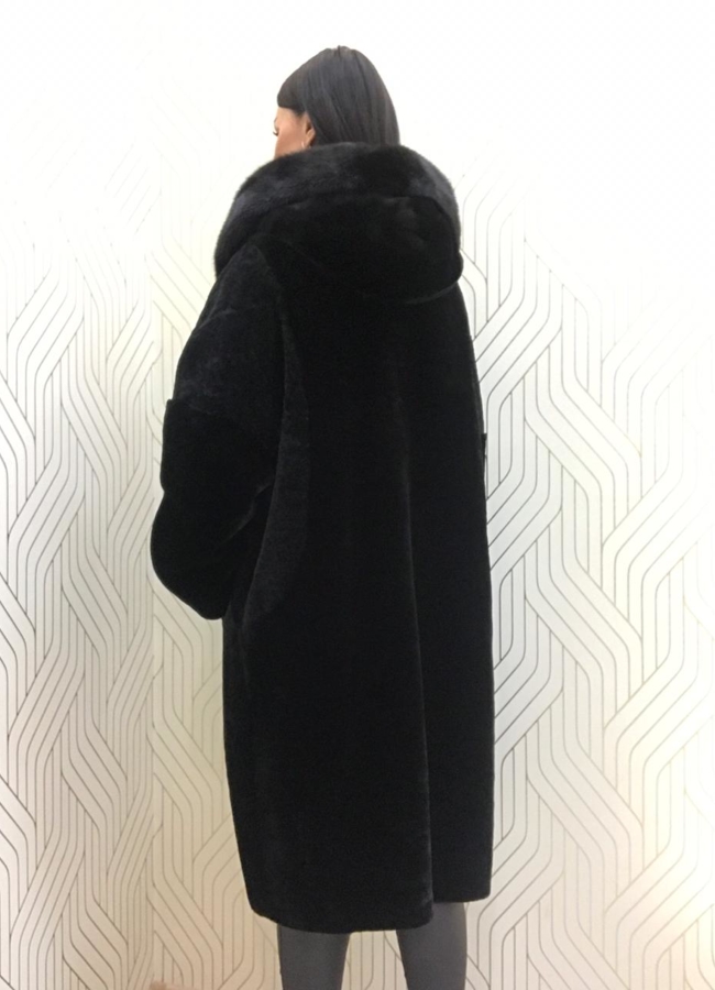 Шуба из мутона модель № Р-87 в рассрочку