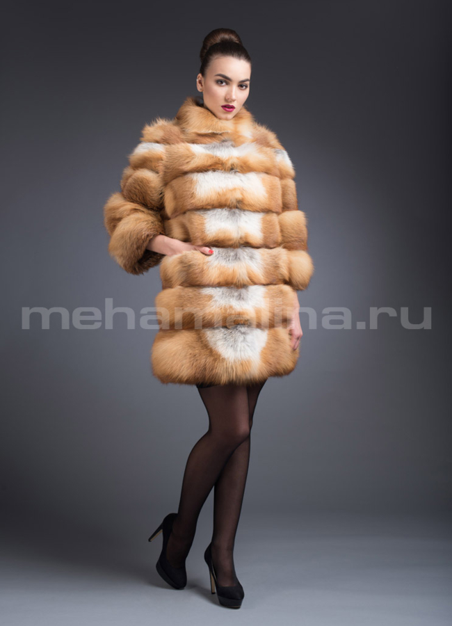 Шуба из лисы 