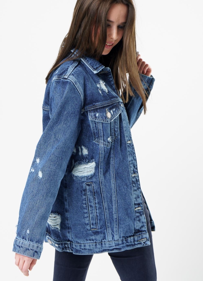 Куртка джинсовая  модель № 376 в кредит