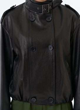 Женская куртка из натуральной кожи