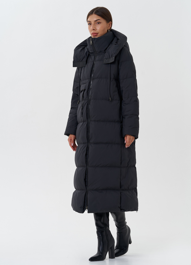 фото Женский пуховик с капюшоном модель № 28500