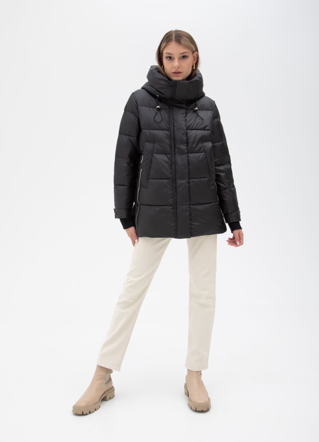 фото Куртка женская с капюшоном  модель № 25774