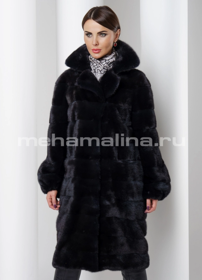 Норковая шуба модель № S-518 универмаг малина