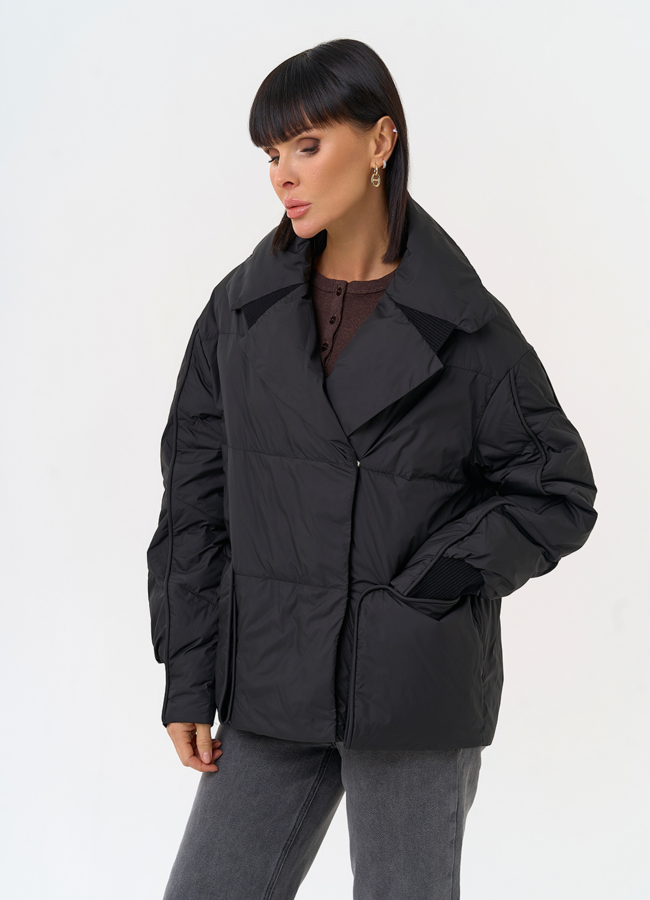 Женская куртка со съемным капюшоном модель № 31545 универмаг малина