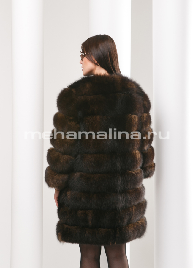 фото Шуба из песца модель № M-122 фото Шуба из песца модель № M-122