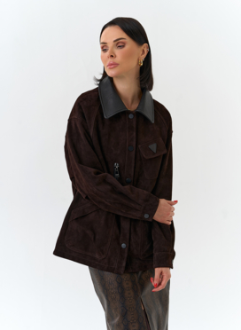 Женская куртка из натуральной замши