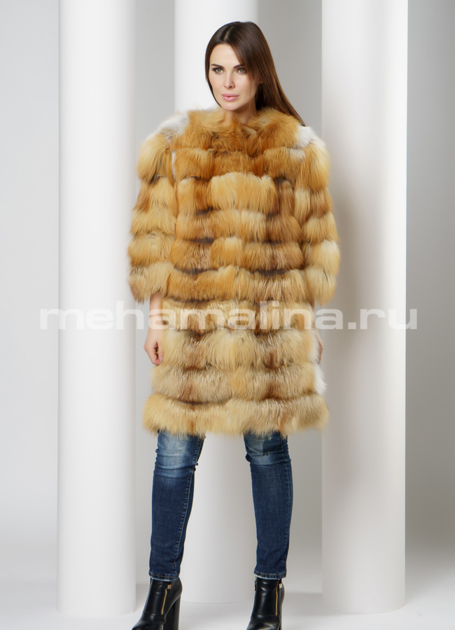 Жакет из лисы модель № M-168 в рассрочку