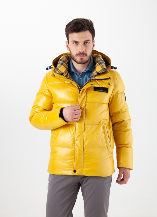 фото Куртка мужская с капюшоном модель № 21017