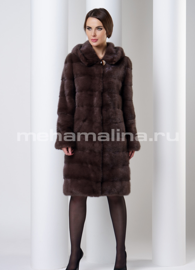 Шуба из норки модель № S-554 в рассрочку