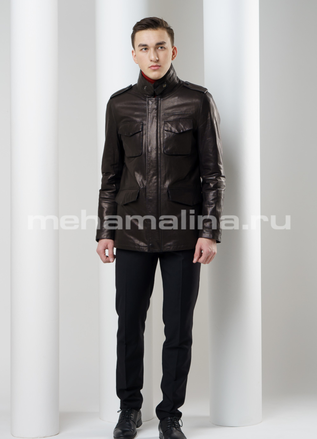 Куртка из кожи модель № KP-167 в кредит
