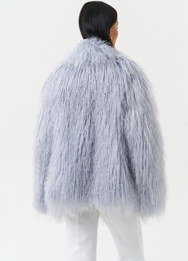 Женская шуба из меха ламы модель № 30633 в кредит Женская шуба из меха ламы модель № 30633 в кредит