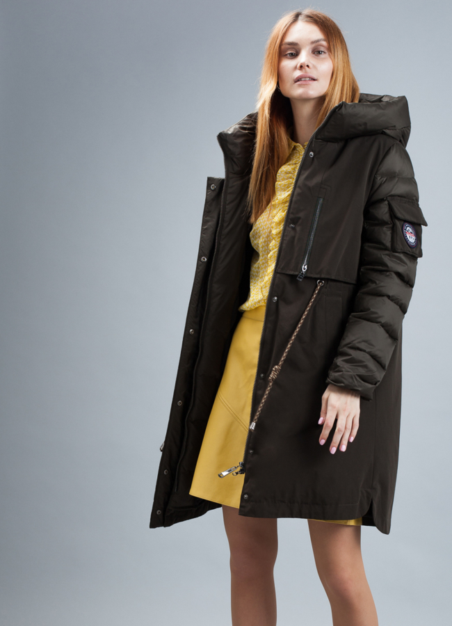 Пуховик  модель № П-323 универмаг малина