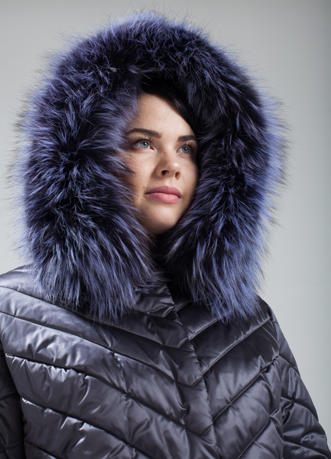 Пуховик женский  модель № П-356 в кредит